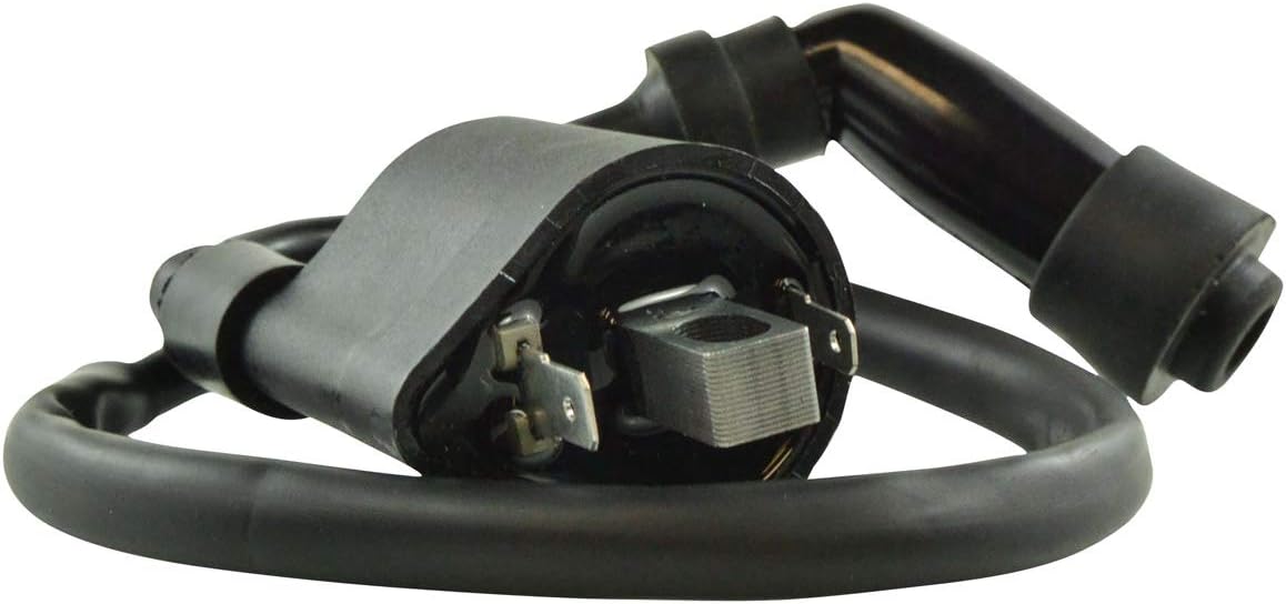 RMSTATOR Replacement for External Ignition Coil with Cap Suzuki LTA LTF 400 KingQuad 2010-2024 LTA400 LTF400 | OEM # 33410-26G00 / 33410-26G01