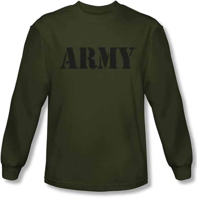 Army Mens Army Longsleeve TShirt Amazon.co.uk Fashion