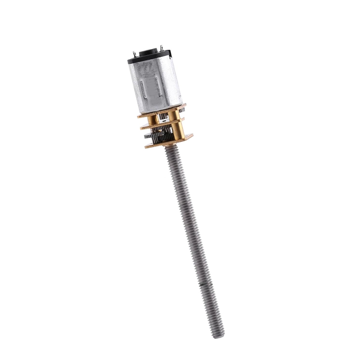 YUYTE Silnik Przekładniowy DC 12 V 400 Obr./min N20 z Wałem 16 Mm, Kompaktowy, Mocny Reduktor do Robotyki, Zamków do Drzwi i Modeli Pojazdów