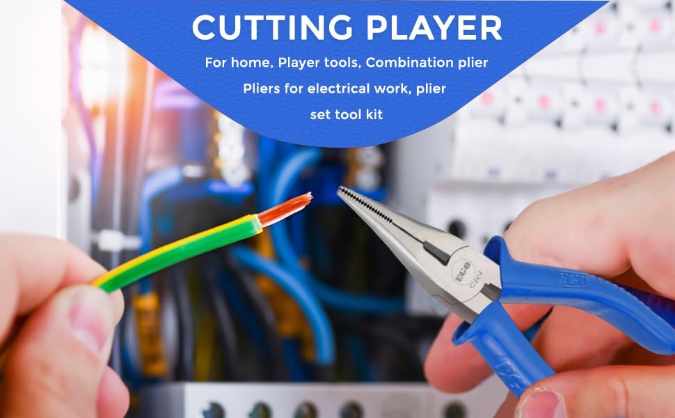 Image of Plier With Nose Plier Wire Cutter Tester Screwdriver, Plier Set