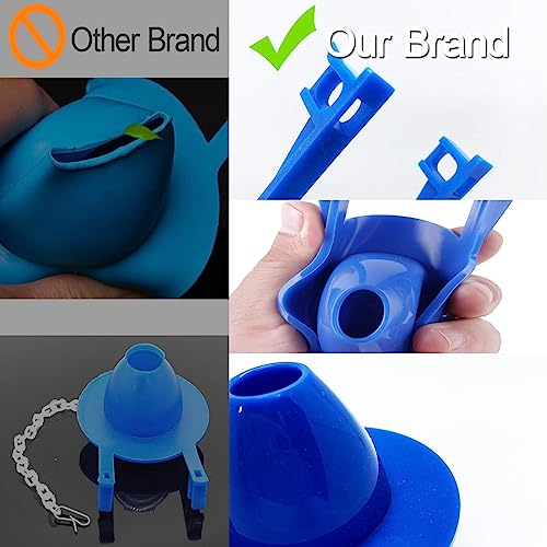 image for linpel Universal Toilet Flapper Replacement Kit - 2 Inch Size，toilet