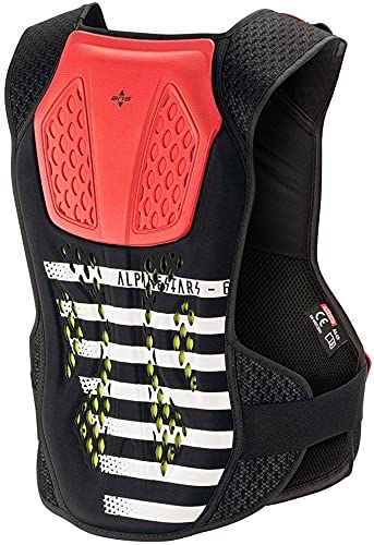 Alpinestars Sequence Chest Protector Black/White/Red #TOP2
