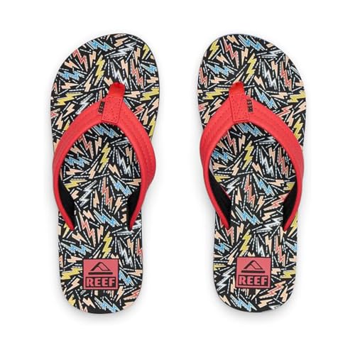 Image of REEF Boys Kids Ahi Beach Flip Flop, Soft Cushion Footbed, Water Friendly
