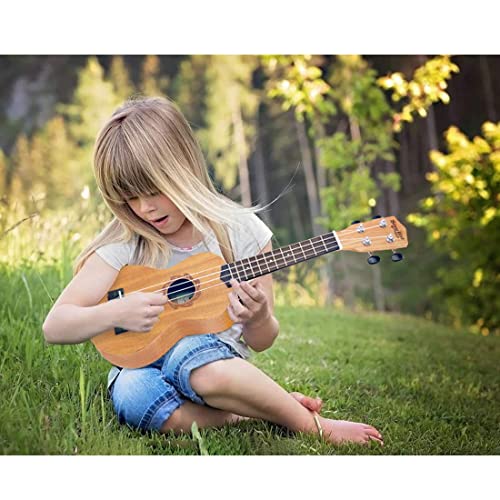 Ukulélé soprano professionnel en acajou de 53,3 cm pour débutants et adultes avec sac de transport - Les Beatles, Paul McCartney, John Lennon, RIngo Starr, George Harrison Ukulélé soprano professionnel en acajou de 53,3 cm pour débutants et adultes avec sac de transport – Image 7