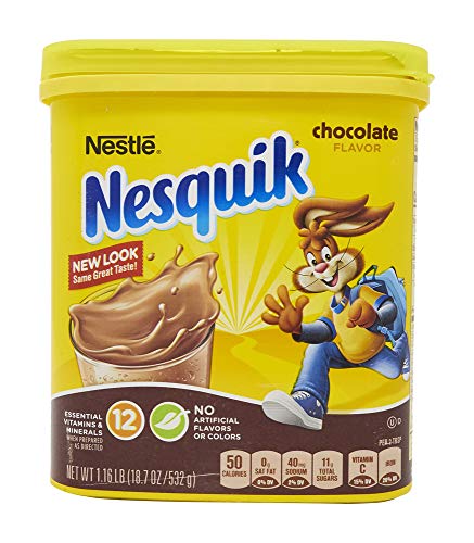 NesQuik Chocolate Powder Drink Mix, 18.7 Ounce