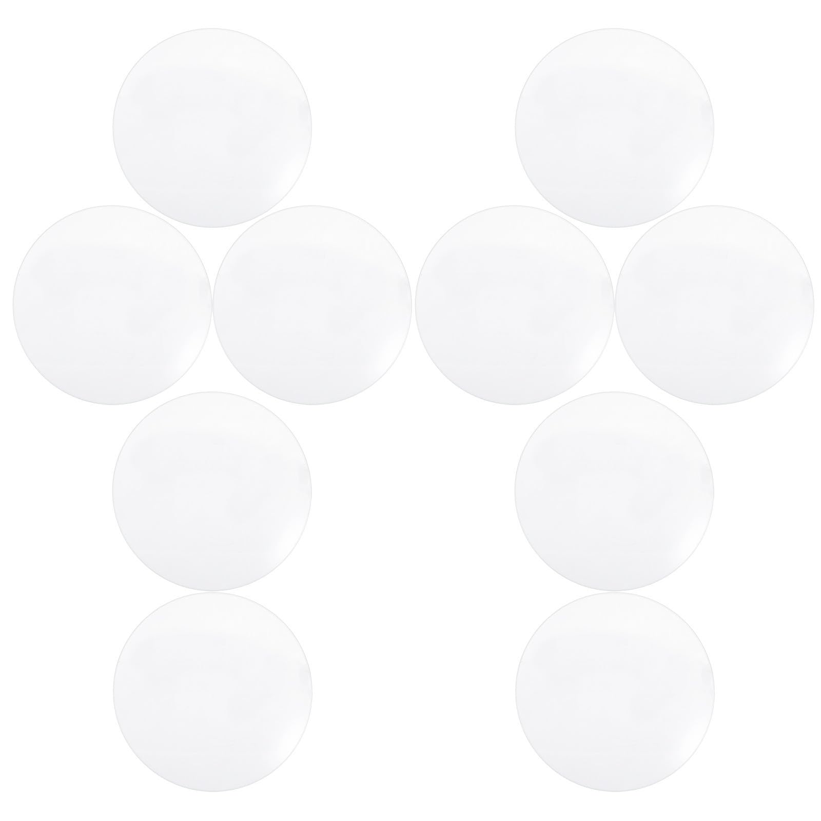 10 Unidades Tapadera de Vidrio para Reloj de Laboratorio Cubierta de Vidrio para Placa de Petri Accesorio Resistente y Transparente para Uso Científico