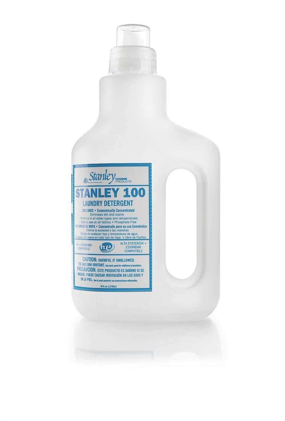 - Stanley Home Products 100 Laundry Detergent - Fragrance & Dye Free Cloth Cleaning Product - Unscented, Skin & Color Safe Fabric Cleaner For Washing Infant/Baby Clothes, Sheets & Delicate Cloth