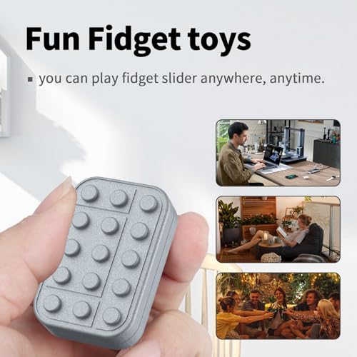 Image of Fidget Toys Adults Metal Fidget Slider Magnetic EDC Haptic Fidget Toys for Adults