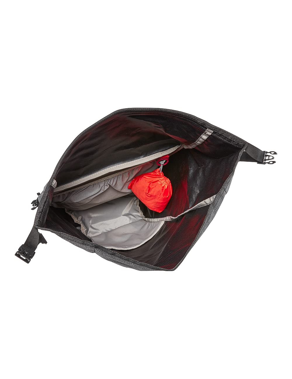 VAUDE Road Master Roll-it Luminum - Fahrradtasche - reflektierend - 22 (18+4) Liter - inklusive Regenhülle