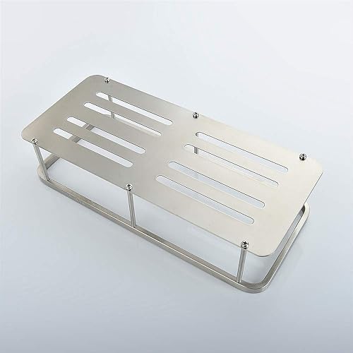 Miniatura 5 de SUS304 Estante de pared de acero inoxidable para baño accesorio estante, SBH185