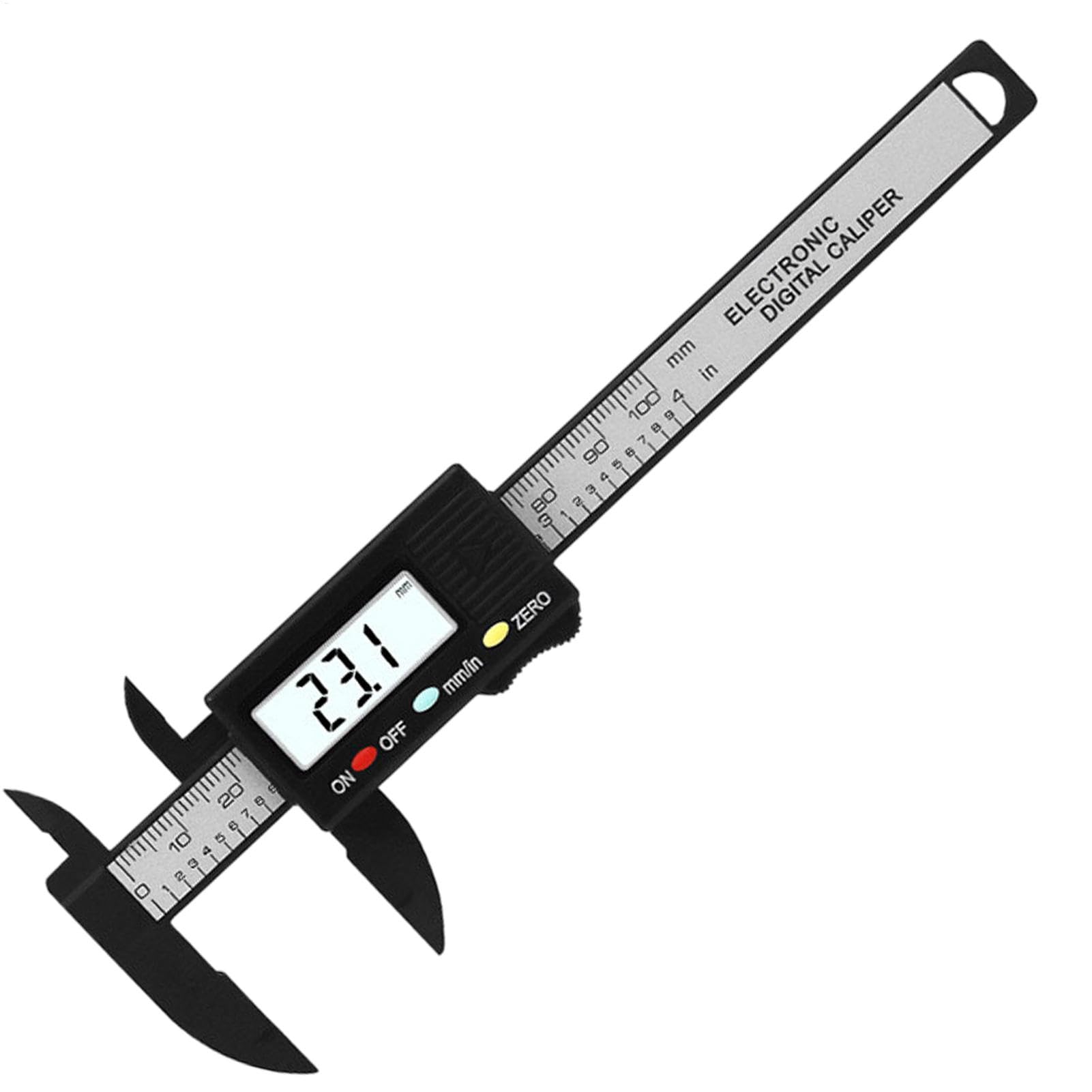 377/5,000 Keyboard Calibrador Vernier Digital Pequeño - Regla Electrónica De 0 A 100 Mm Con Pantalla | Calibrador Digital Pequeño | Calibradores Digitales Electrónicos | Conmutable Entre Pulgadas