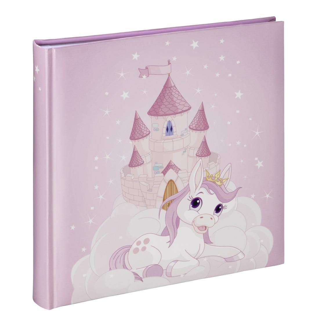 Album na zdjęcia Hama "Joana", 25x25 cm, 50 białych stron, różowy, z pergaminowymi przekładkami, idealny do scrapbookingu