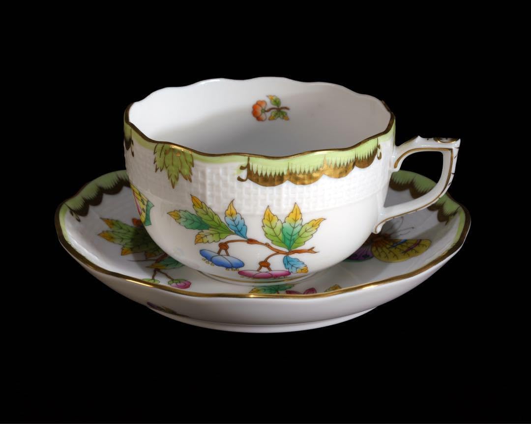 極美品 トリオヘレンド 人気 ヴィクトリアブーケ ビクトリア HEREND