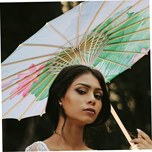 Parapluie en papier chinois authentique, objet d'art classique et accessoire de mode - 4