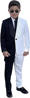 Niño Match Color Traje Un Botón Chaqueta y Pantalones Diseño Sentido Esmoquin Boda