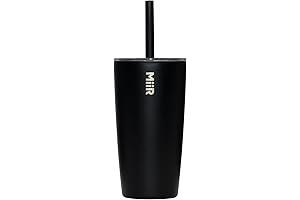Miir Tumbler with Press Fit Straw Lid Kit: Portable Hydration with Style and Responsibility