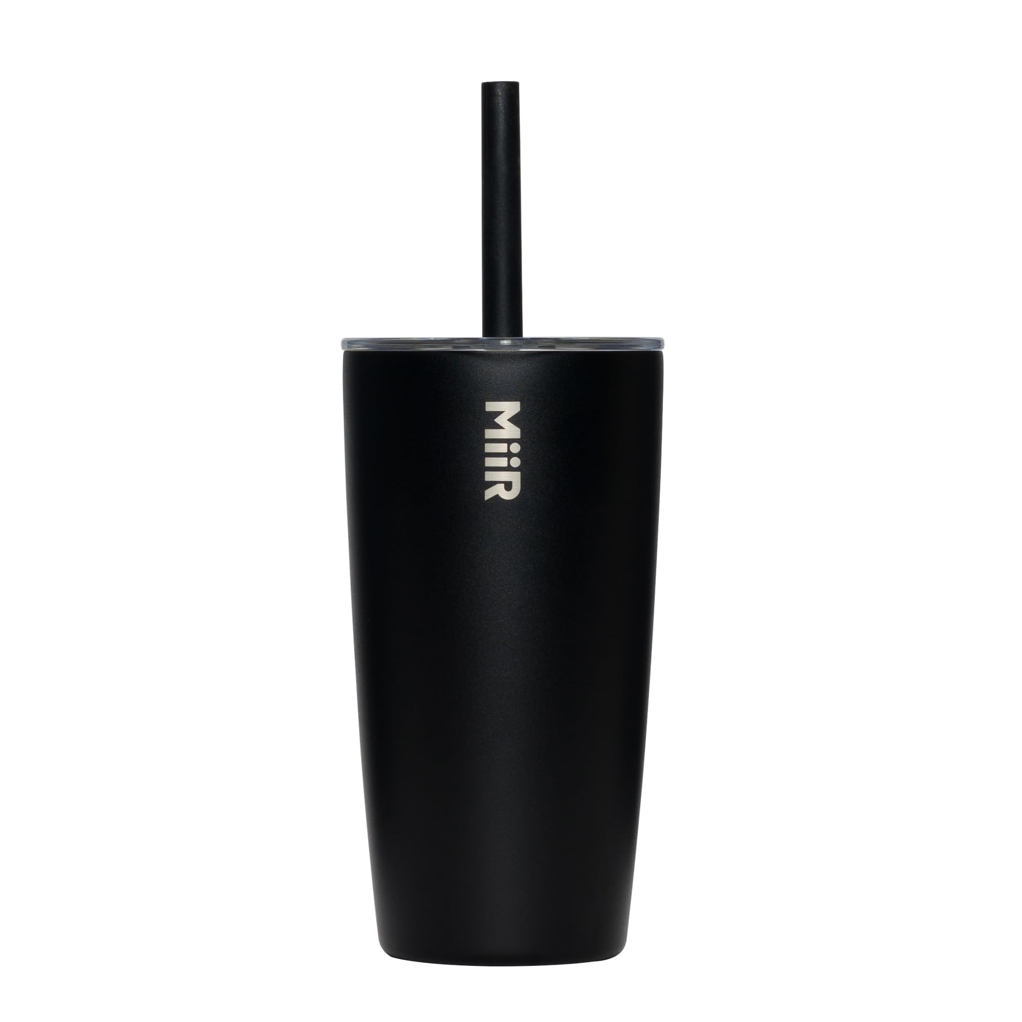 Amazon.com: MiiR, Tumbler with Press Fit Straw Lid Kit, Black, 16 