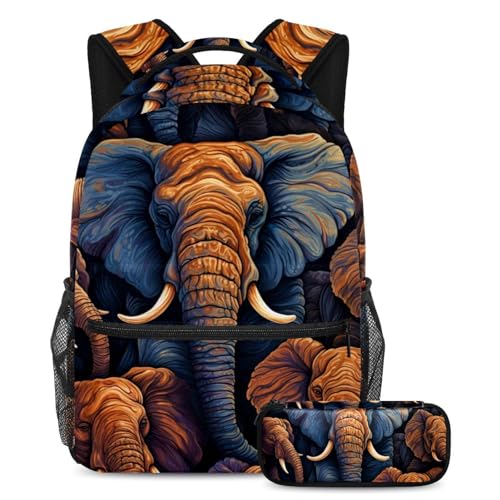 Sac à dos éléphant coloré pour organiser vos affaires et affirmer votre style unique