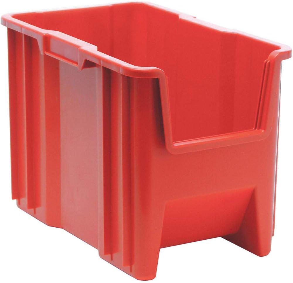 Quantum Storage Systems QGH600BL Giant Stack Container, 17.5" Length, 10-7/8" Width, 12.5" Height, Blue, Pack of 4