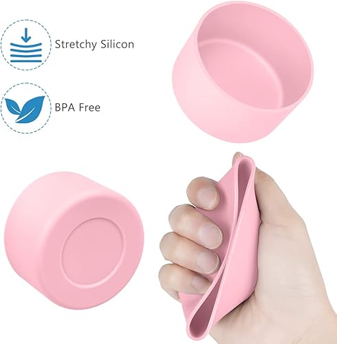 Miniatura 5 de AUAUY Paquete de 2 botas de silicona para vasos Stanley de 40 onzas, protector inferior antideslizante para Stanley Quencher H2.0 de 40 onzas e