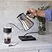 Fellow Stagg EKG Electric Gooseneck Kettle - Pour-Over Coffee and Tea Kettle - Stainless Steel Water Boiler - Quick Heating Electric Kettles for Boiling Water - Polished Steel