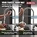 Delta Faucet Trinsic Touch Kitchen Faucet with Touchless Technology, Brushed Nickel Pro Commercial Style Kitchen Faucet, Kitchen Faucets with Pull Down Sprayer, Arctic Stainless 9659TL-AR-DST