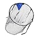 Football Goal Training Net Foldable Sturdy Target Practice Soccer Ball Gate with Alloy Frame Polyester Mesh for Backyard Playground Training