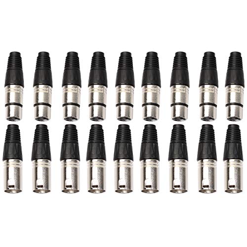 Cable de la Guitarra LLD Conector XLR Enchufe Macho y Hembra de 3 Pin para Audio Vivo