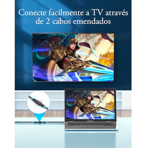 Adaptador Emenda HDMI VENTION Adaptador HDMI Fêmea para Fêmea de 4K @ 60 Hz Conector HDMI 2.0 3D Ext