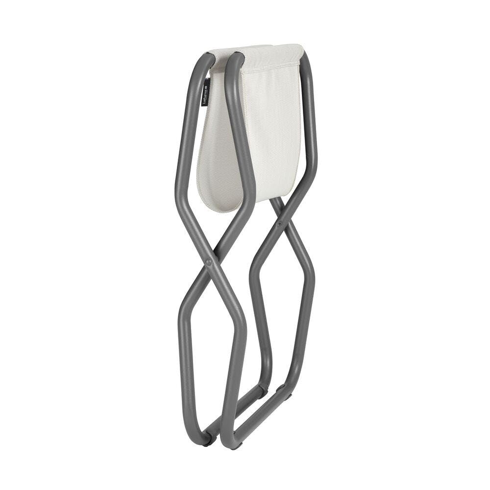 Lafuma Mobilier Reposapiés/Taburete, Next, Batyline, Color Seigle II, LFM2718_9868 66 x 51 x 35 cm