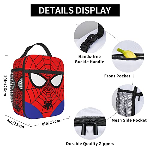 Kknqrz Lunch Bag For Boys Insulated Lunch Box Reusable Prepare Superhero Lunch Box For Meal School Travel Tote Daily Storage #TOP5