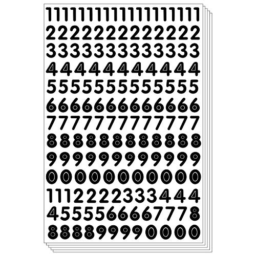 Arabic Numerals Sticker Set - Primary Digital Counting Label Decoration