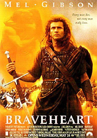 Affiche Braveheart film Mel Gibson grand poster mural 39x28