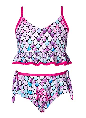 AIDEAONE Niñas Trajes de baño Bikini Traje de baño de Dos Piezas M Cover
