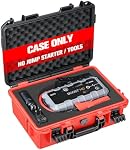 Case for NOCO Boost X GBX75 GB70 – Waterproof Carrying Case with Custom Foam for 2000A/2500A UltraSafe Jump Starter Charger Cables Accessories | Portable Storage Box for Emergency Travel & Road Trips