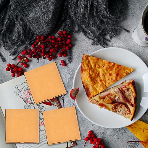 Wangdefa 50 Pack 3.5 Inch Small Pizza Boxes Disposable Pizza Boxes Mini Cardboard Pizza Boxes Mini Pizza Boxes 3.5 X 3.5 For Pizza Cake Cookies Party Favors Weddings #TOP6