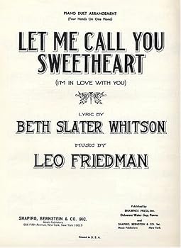 Let Me Call You Sweetheart (I'm In Love With You) Piano Duet Arrangement (Four Hands at One Piano)