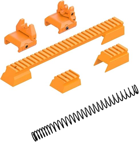 Miniatura 10 de FXT WORKS Accesorios compatibles con SRB400, SRB400-SUB Pistola lanzadora de cuentas de agua (montaje táctico + juego de visión, naranja)