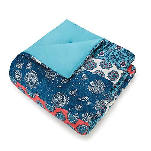 Jessica Simpson Jaydette Comforter Set, Full Queen, Blue #TOP5