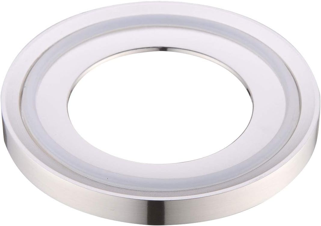 BESTILL Solid Brass Bathroom Vessel Sink Mounting Ring, Polished Chrome