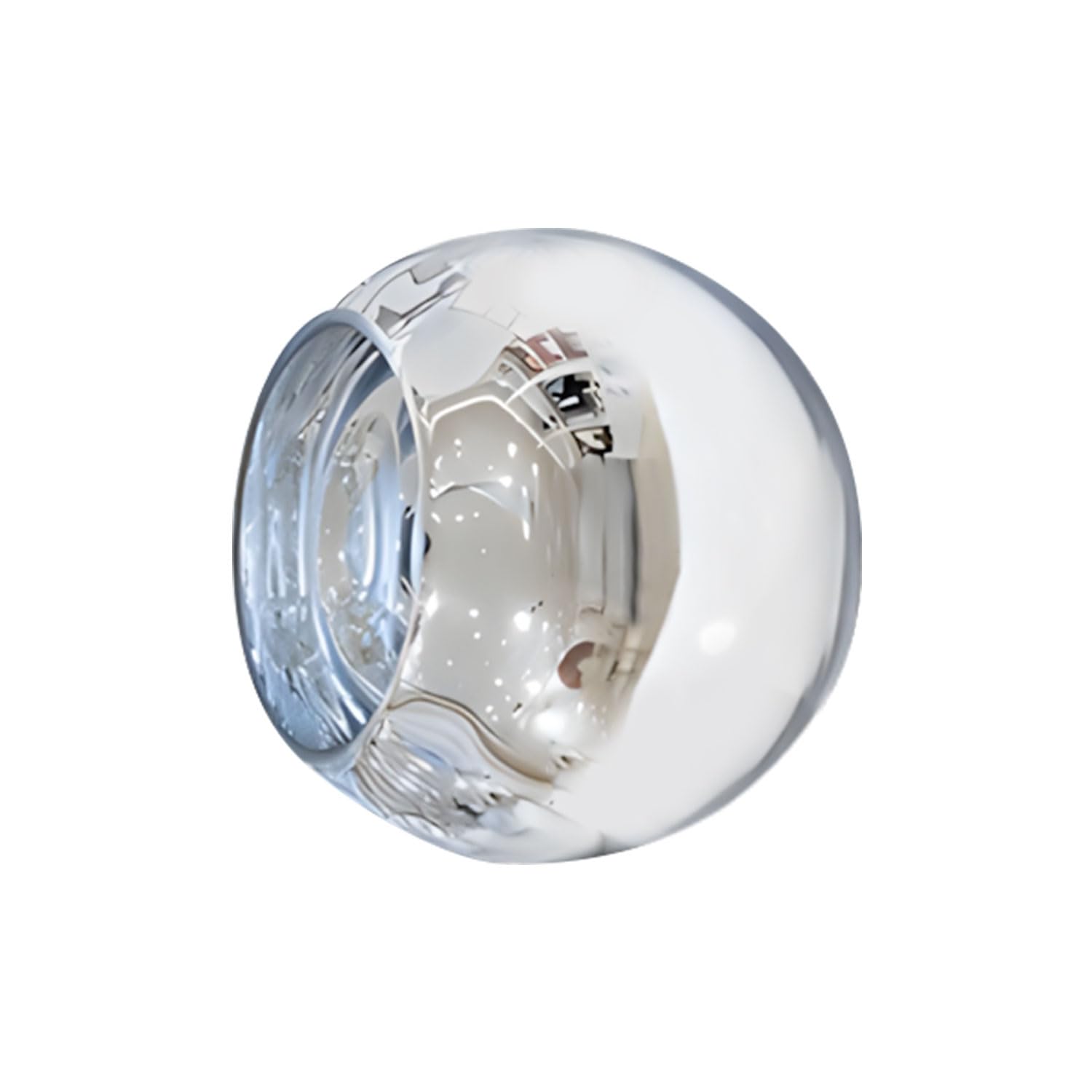 10cm 15cm 20cm Glass Curved Reflection Vase for Decorative Flowers and Perspective Protruding Glass for Booth