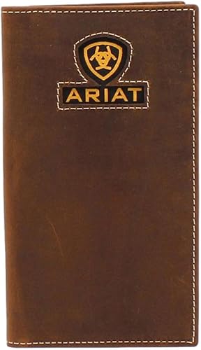 Ariat Cartera Rodeo para hombre con logotipo bordado