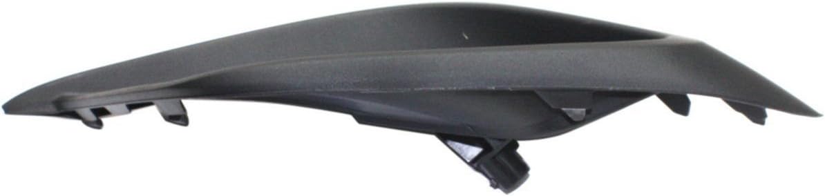 DAT AUTO PARTS Driver Side Fog Light Cover Replacement for 2014-2016 Mazda 3, Sedan and Hatchback, Black Textured Plastic, MA1038122 BHN150C21A 104-59916