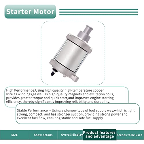 Motor de arranque Road Passion 21163-0064 compatible con ZX1000 ZX-10R ZX10R ZX-10RR ZX10RR Ninja KRT Edition ABS 2014-2021 miniatura 6
