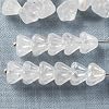 50 Crystal Clear AB Mini Bell Flower Beads, Czech Glass, 4x6mm for DIY Jewelry and Crafts #1