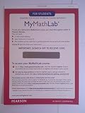 MyMathLab/MyStatLab - Glue-in Access Card
