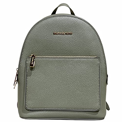 Michael Kors Adina Kenly Medium Backpack Army Green Pebbled Leather