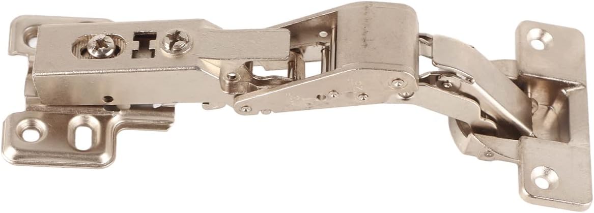 FTVOGUE Kitchen Cabinet Hinges, Zinc Alloy Soft Close Cupboard Hinges with 125 Degree Angle for Kitchen and Bathroom (35 Cups (Without Cushioning))