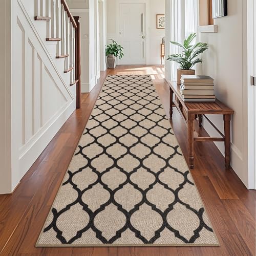 Alfombra antideslizante lavable rectangular para pasillo moderno de casa 2