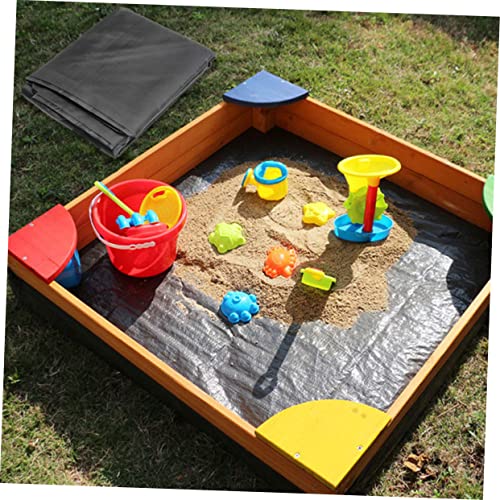 Housse bac à sable 120x120 bâche de protection extérieure contre le sable mouillé